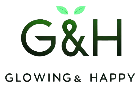 glowing and happy logo